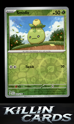 Reverse Holofoil Smoliv - 020/198 020/198 Pokemon Common SV01: Scarlet & Violet