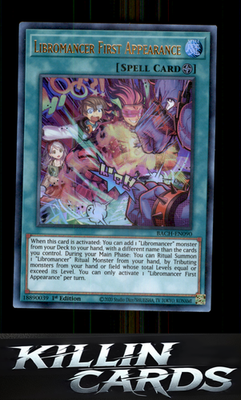1st Edition Libromancer First Appearance BACH-EN090 YuGiOh Ultra Rare Battle of