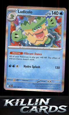 Ludicolo 037/159 Pokemon Rare SV09: Journey Together Card NM