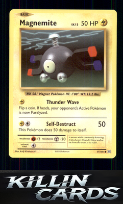 Magnemite 37/108 Pokemon Common XY - Evolutions Card NM