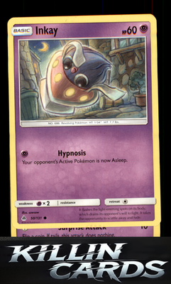 Inkay 50/131 Pokemon Common SM - Forbidden Light Card NM