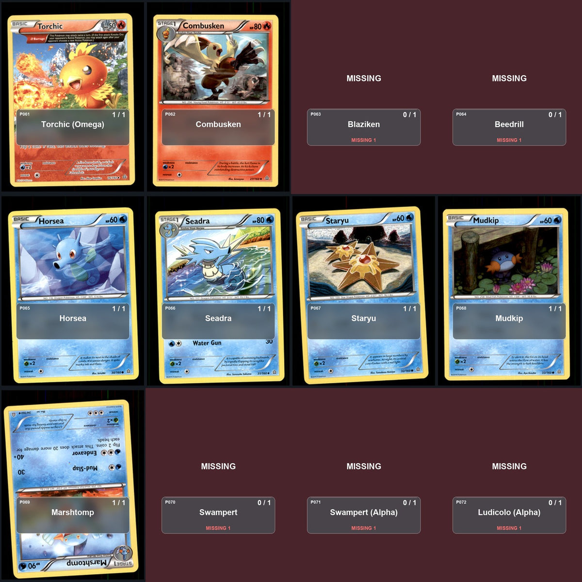 Pokemon TCG XY - Primal Clash C/UC/R Standard Set 92 Cards