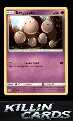 Exeggcute 73/236 Pokemon Common SM - Unified Minds Card LP