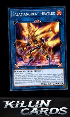 1st Edition Salamangreat Heatleo SDSB-EN041 YuGiOh Common Structure Deck: Soulbu
