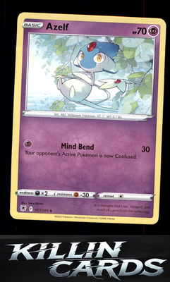 Azelf 067/189 Pokemon Uncommon SWSH10: Astral Radiance Card NM