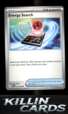 Energy Search 072/088 Pokemon Common ME03: Perfect Order Card NM