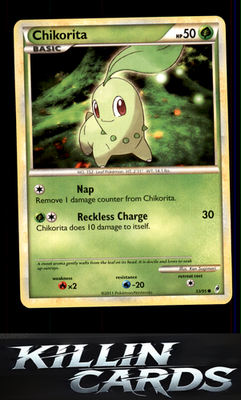 Chikorita 53/95 Pokemon Common Call of Legends Card NM