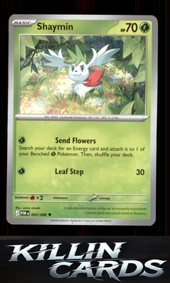 Shaymin 003/088 Pokemon Uncommon ME03: Perfect Order Card NM