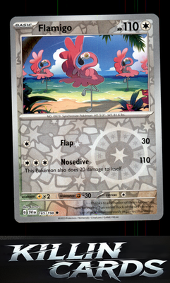 Reverse Holofoil Flamigo 165/198 Pokemon Uncommon SV01: Scarlet & Violet Base Se