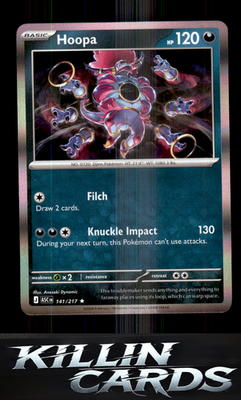 Hoopa 141/217 Pokemon Rare ME: Ascended Heroes Card NM