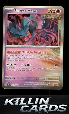 Flutter Mane 043/131 Pokemon Rare SV: Prismatic Evolutions Card NM