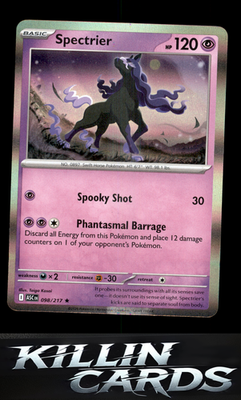 Spectrier 098/217 Pokemon Rare ME: Ascended Heroes Card NM