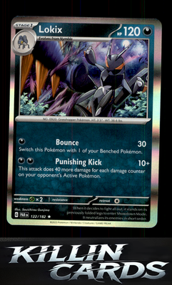 Lokix 122/182 Pokemon Rare SV04: Paradox Rift Card NM