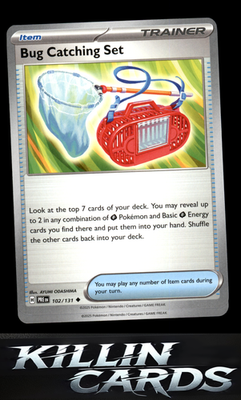 Bug Catching Set 102/131 Pokemon Uncommon SV: Prismatic Evolutions Card NM