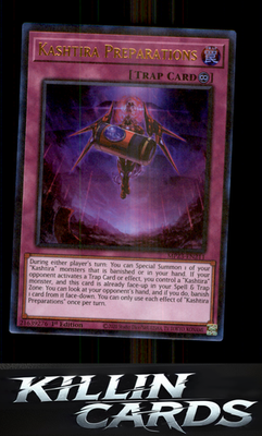 1st Edition Kashtira Preparations MP23-EN211 YuGiOh Ultra Rare 25th Anniversary