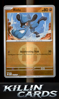 Riolu (Energy Symbol Pattern) 112/217 Pokemon Common ME: Ascended Heroes Card NM