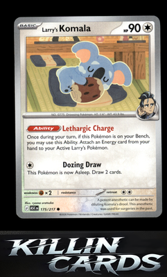 Larry's Komala 175/217 Pokemon Common ME: Ascended Heroes Card NM