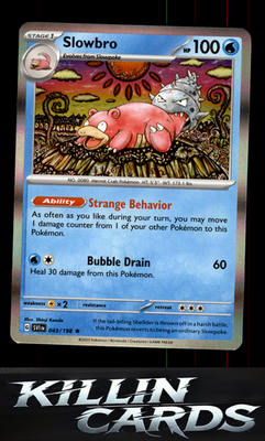 Slowbro 043/198 Pokemon Rare SV01: Scarlet & Violet Base Set Card NM