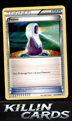 Potion 132/149 Pokemon Common Boundaries Crossed Card NM