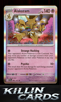 Alakazam 082/167 Pokemon Rare SV06: Twilight Masquerade Card NM