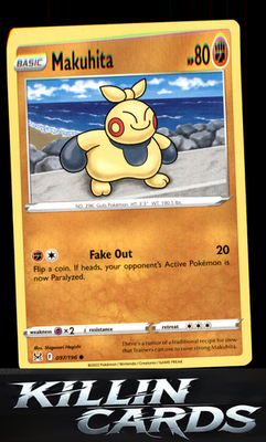 Makuhita 097/196 Pokemon Common SWSH11: Lost Origin Card NM