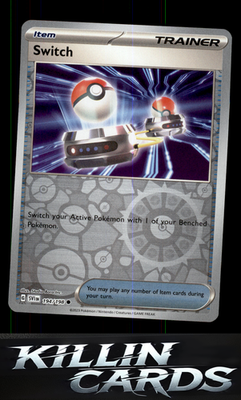Reverse Holofoil Switch 194/198 Pokemon Common SV01: Scarlet & Violet Base Set C