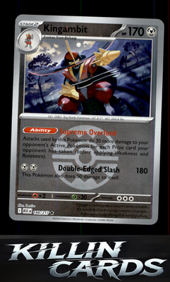 Reverse Holofoil Kingambit (Quick Ball) 148/217 Pokemon Rare ME: Ascended Heroes