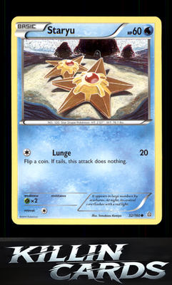 Staryu 32/160 Pokemon Common XY - Primal Clash Card NM