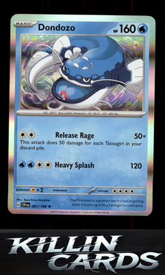 Dondozo - 061/198 061/198 Pokemon Rare SV01: Scarlet & Violet Base Set Card NM