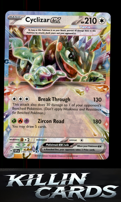 Cyclizar ex - 159/191 159/191 Pokemon Double Rare SV08: Surging Sparks Card NM