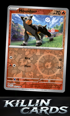Reverse Holofoil Houndour - 033/198 033/198 Pokemon Common SV01: Scarlet & Viole