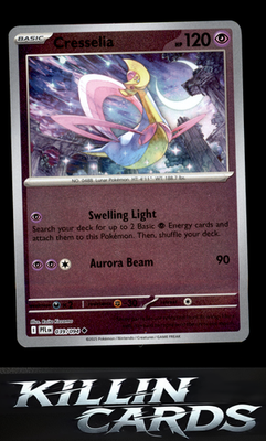 Reverse Holofoil Cresselia 039/094 Pokemon Uncommon ME02: Phantasmal Flames Card