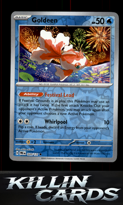 Reverse Holofoil Goldeen 020/131 Pokemon Common SV: Prismatic Evolutions Card NM
