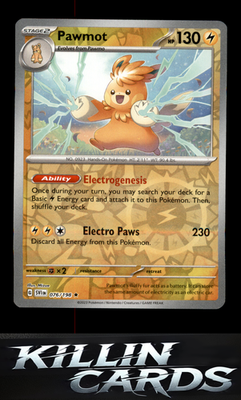 Reverse Holofoil Pawmot - 076/198 076/198 Pokemon Rare SV01: Scarlet & Violet Ba