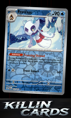Reverse Holofoil Froslass - 053/167 053/167 Pokemon Rare SV06: Twilight Masquera