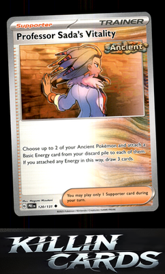 Professor Sada's Vitality 120/131 Pokemon Uncommon SV: Prismatic Evolutions Card