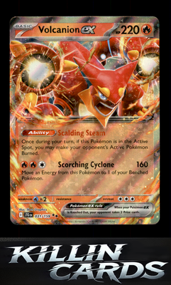 Volcanion ex - 031/159 031/159 Pokemon Double Rare SV09: Journey Together Card N