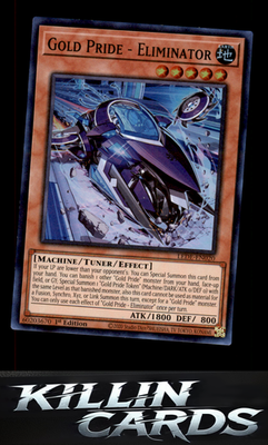 1st Edition Gold Pride - Eliminator LEDE-EN020 YuGiOh Super Rare Legacy of Destr