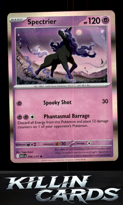 Spectrier 098/217 Pokemon Rare ME: Ascended Heroes Card NM