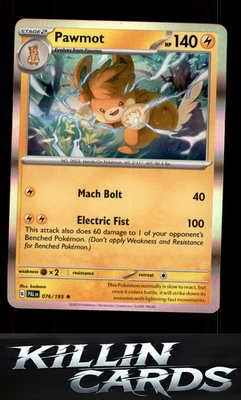 Pawmot 076/193 Pokemon Rare SV02: Paldea Evolved Card NM