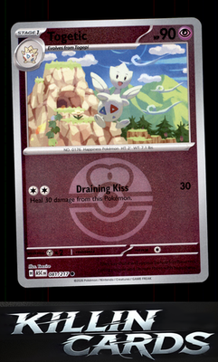 Reverse Holofoil Togetic (Love Ball) 081/217 Pokemon Common ME: Ascended Heroes