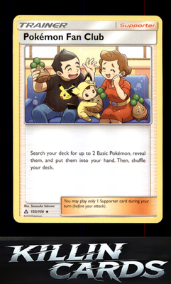Pokemon Fan Club 133/156 Pokemon Uncommon SM - Ultra Prism Card NM