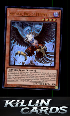 1st Edition Simorgh, Bird of Perfection MP23-EN016 YuGiOh Ultra Rare 25th Annive