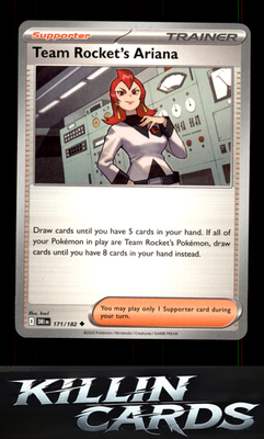 Team Rocket's Ariana - 171/182 171/182 Pokemon Uncommon SV10: Destined Rivals Ca