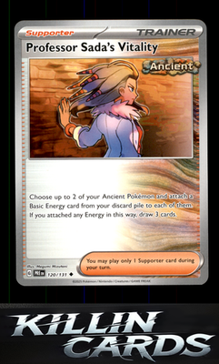 Professor Sada's Vitality 120/131 Pokemon Uncommon SV: Prismatic Evolutions Card