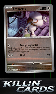 Reverse Holofoil Smeargle 080/094 Pokemon Common ME02: Phantasmal Flames Card NM