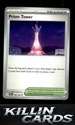 Prism Tower - 080/086 080/086 Pokemon Uncommon ME04: Chaos Rising Card NM