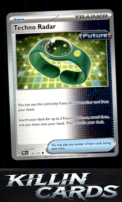 Techno Radar 130/131 Pokemon Uncommon SV: Prismatic Evolutions Card NM