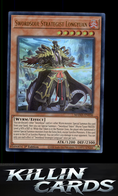 1st Edition Swordsoul Strategist Longyuan MAMA-EN036 YuGiOh Ultra Rare Magnifice