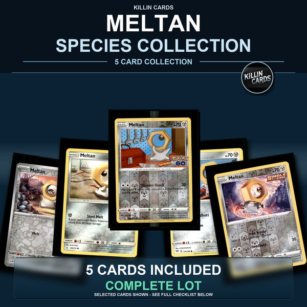 Pokemon TCG Meltan Species Collection 5 Different Cards